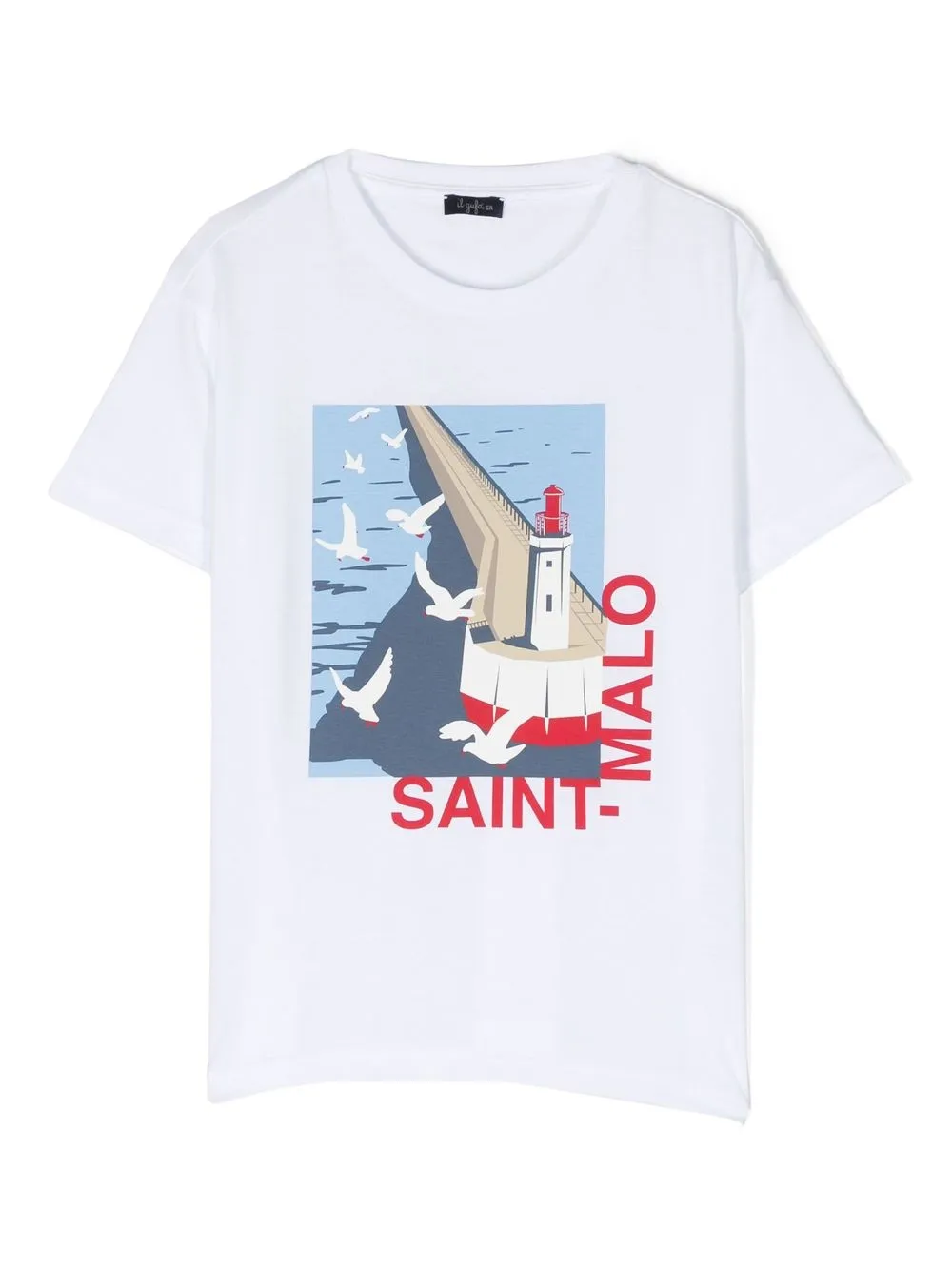 

Il Gufo playera con estampado gráfico - Blanco