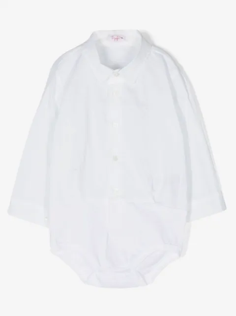 Il Gufo camisa estilo body manga larga