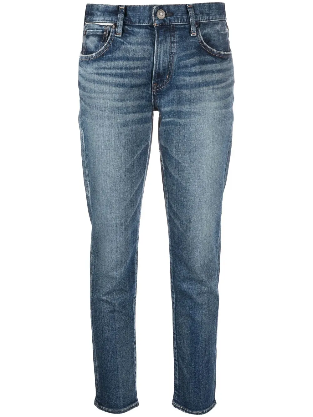 Moussy Vintage mid-rise straight jeans