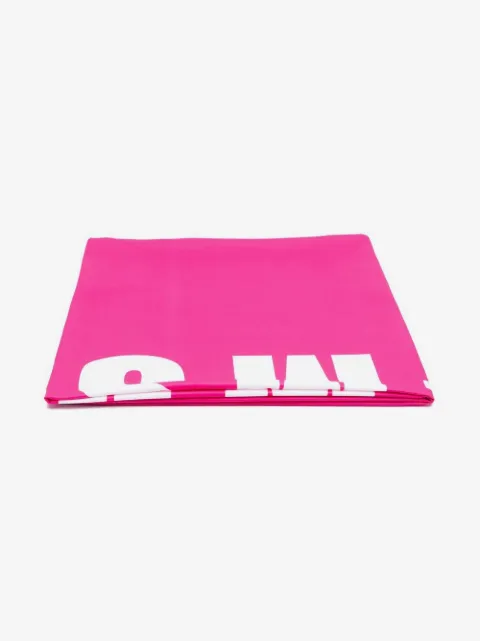 MSGM Kids logo-print towel