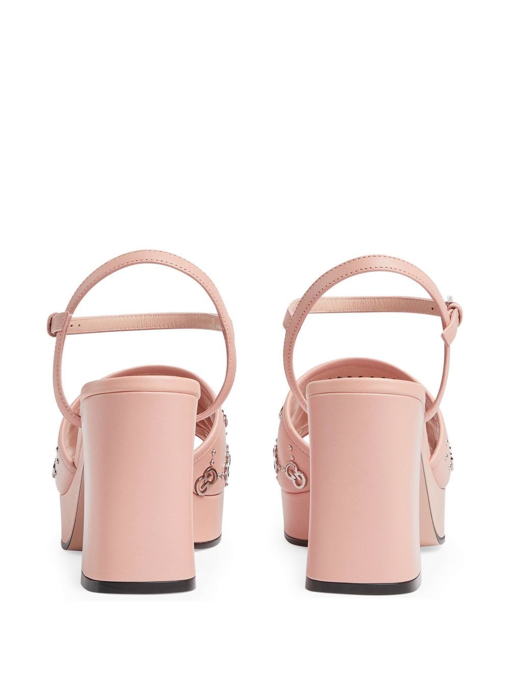 Gucci Interlocking G studded sandals Pink