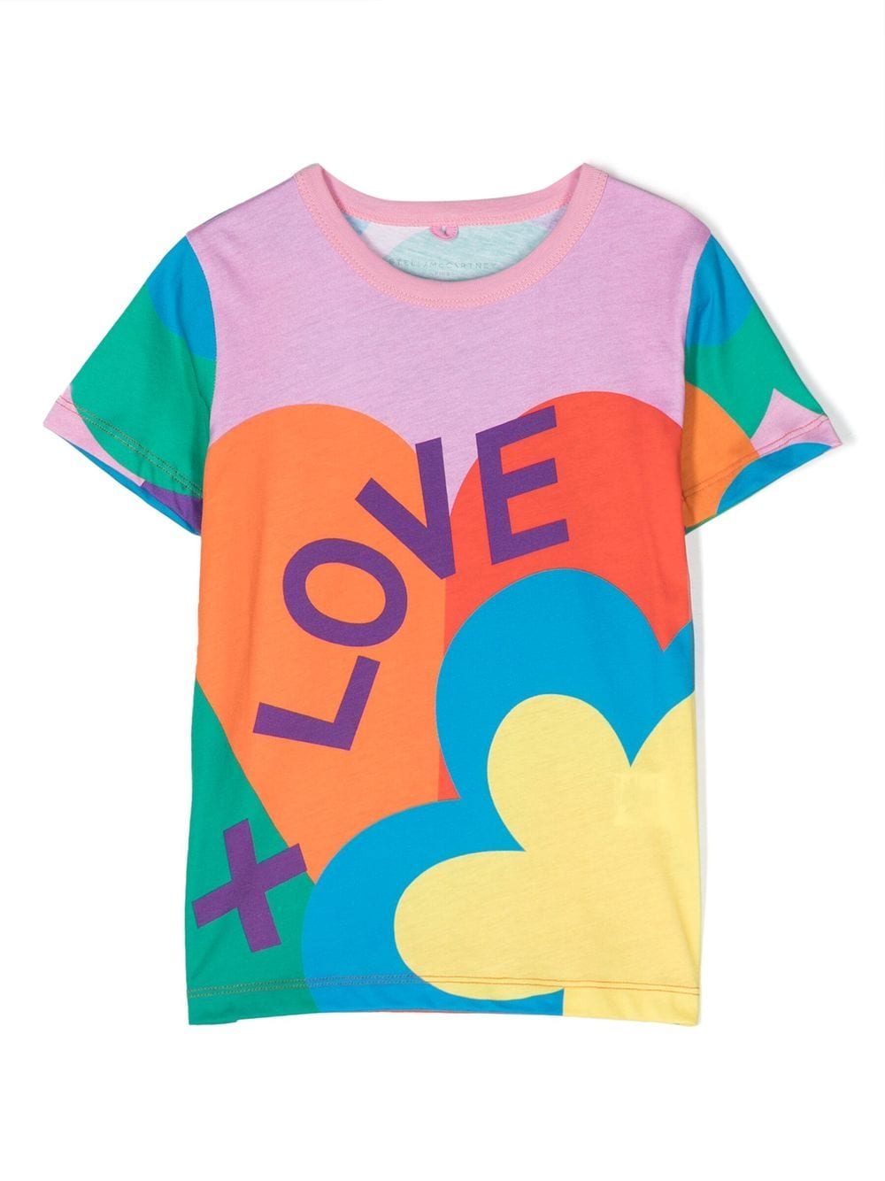 

Stella McCartney Kids Love-print short-sleeved T-shirt - Pink