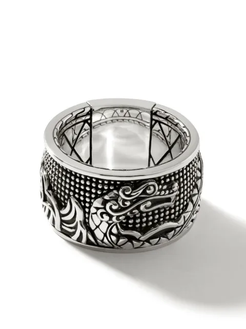 John Hardy Legends Naga sterling silver ring