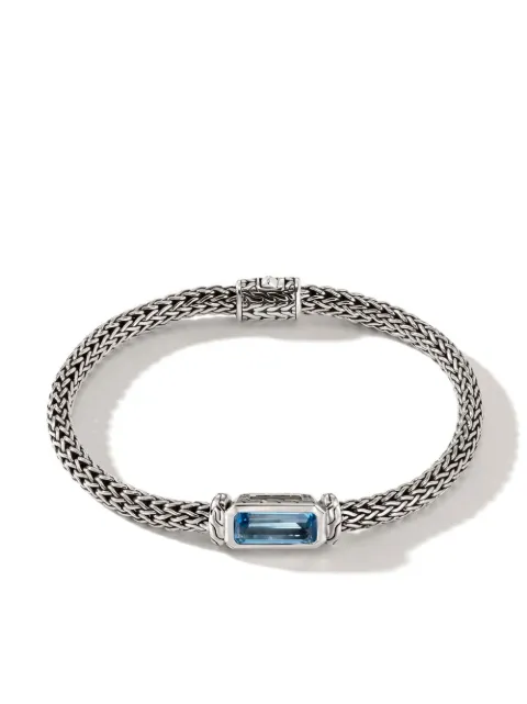 John Hardy Classic Chain aquamarine bracelet