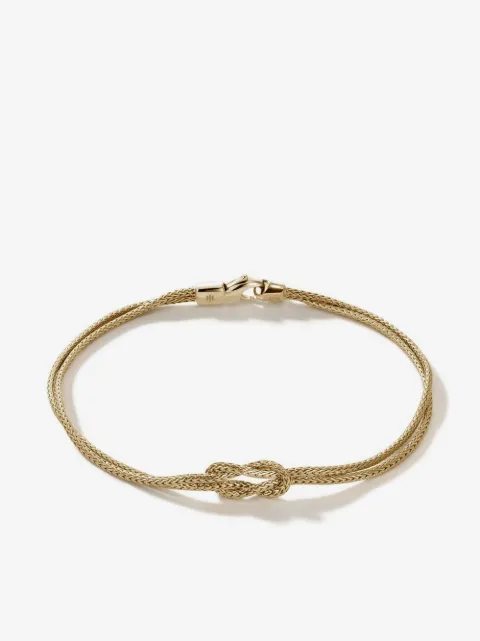 John Hardy pulsera Manah en oro amarillo de 14kt de 1.8mm