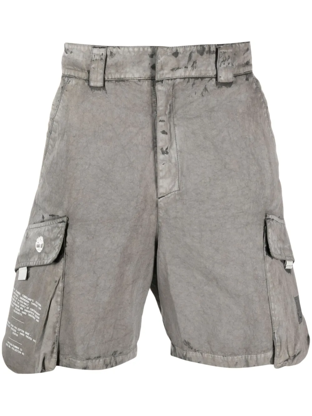 Shop A-cold-wall* X Timberland Mid-weight Cargo Shorts In Grey