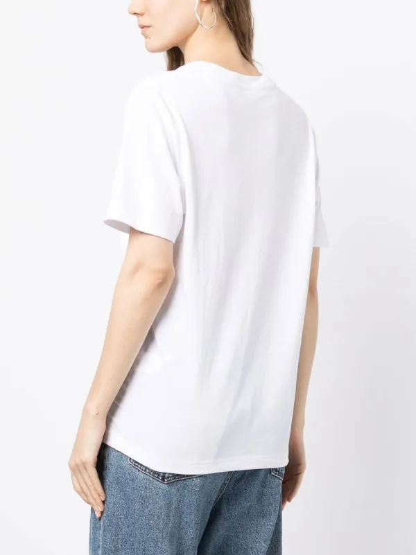 KIMHEKIM SS20 Tシャツ Kimhekim logo-print Cotton T-shirt | White | FARFETCH