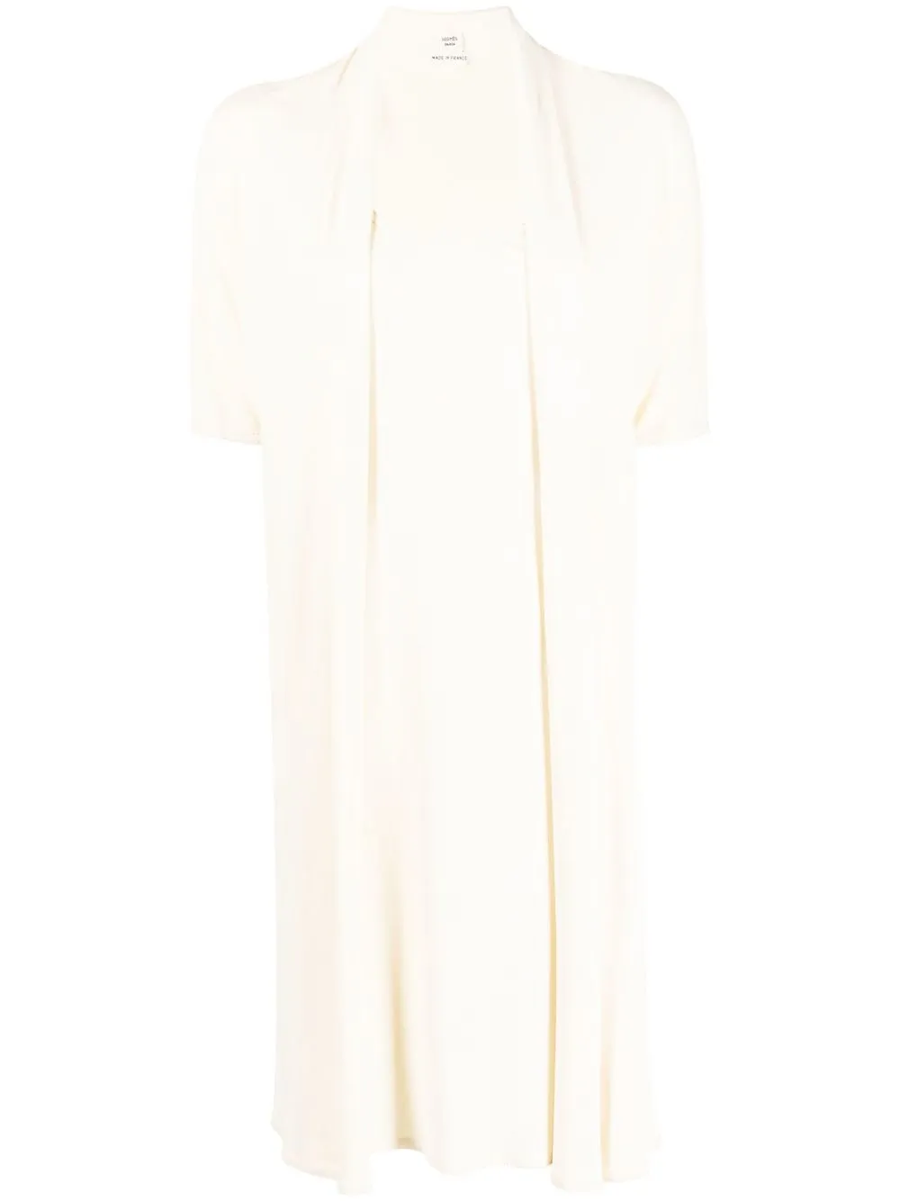 

Hermès 2010s pre-owned short-sleeved tunic blouse - Neutrals