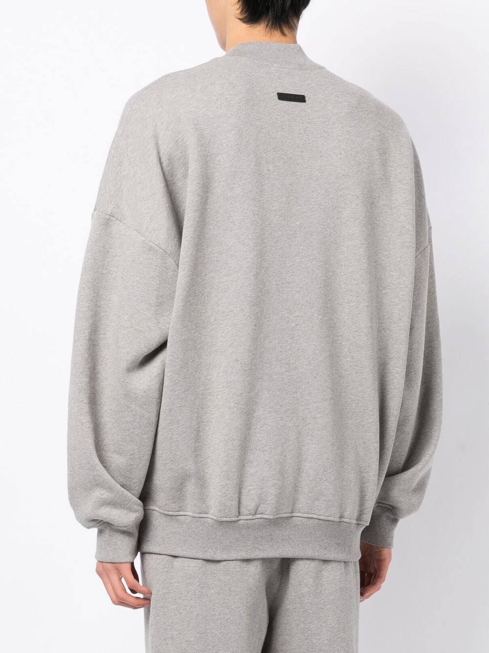 Shop Fear Of God Eternal Slogan-print Sweatshirt In Grey