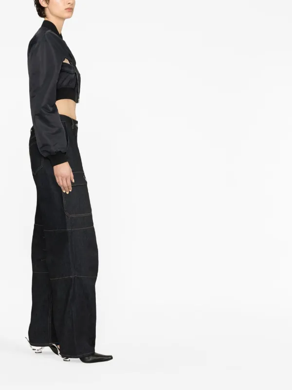 Coperni クロップド ボンバージャケット | ブラック | FARFETCH JP Coperni クロップド ボンバージャケット | ブラック | FARFETCH JP