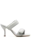 GIABORGHINI x Pernille Perni 100mm sandals - Grey