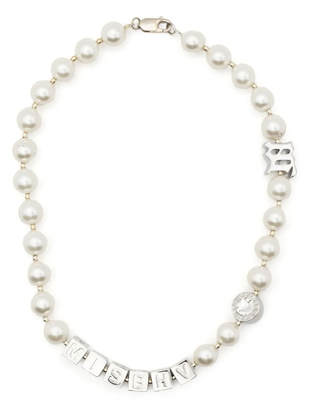 

MISBHV pearl-detail bead bracelet - White