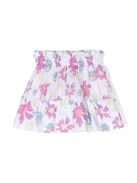 There Was One Kids Faltenrock mit Blumen-Print
