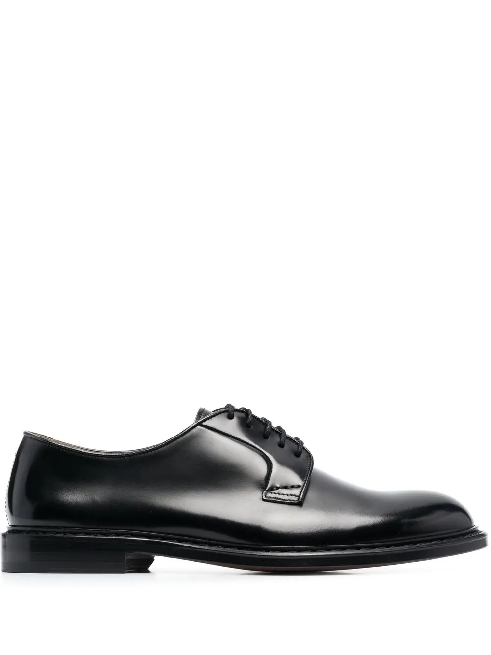 

Doucal's polished leather derby shoes - Black