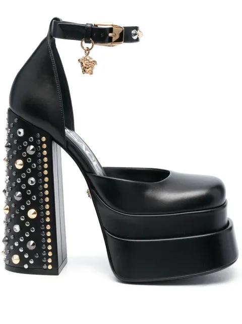 Versace Spiked Medusa Aevitas Pumps 160mm