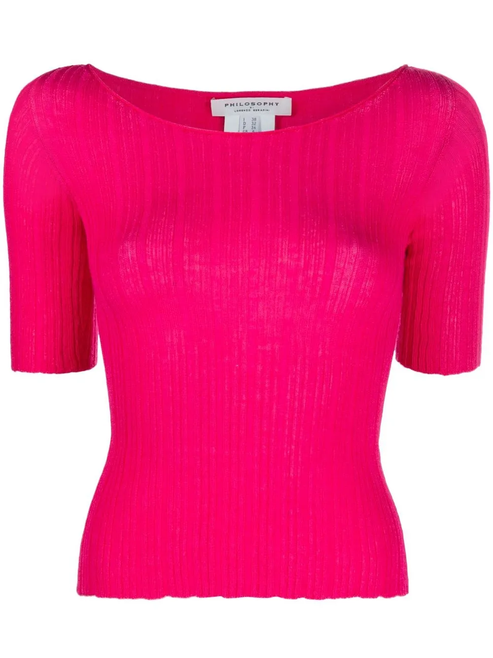 

Philosophy Di Lorenzo Serafini ribbed-knit top - Pink