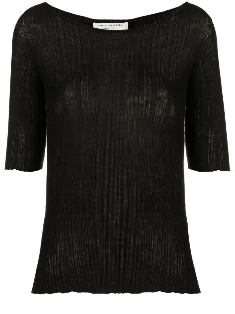 Philosophy Di Lorenzo Serafini ribbed-knit top