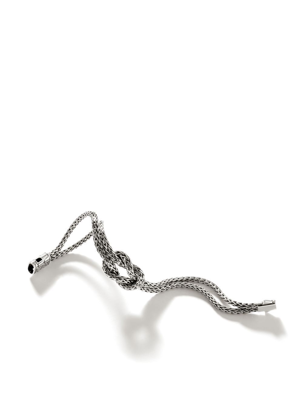 Shop John Hardy Manah 3.5mm Double-row Bracelet In Silver