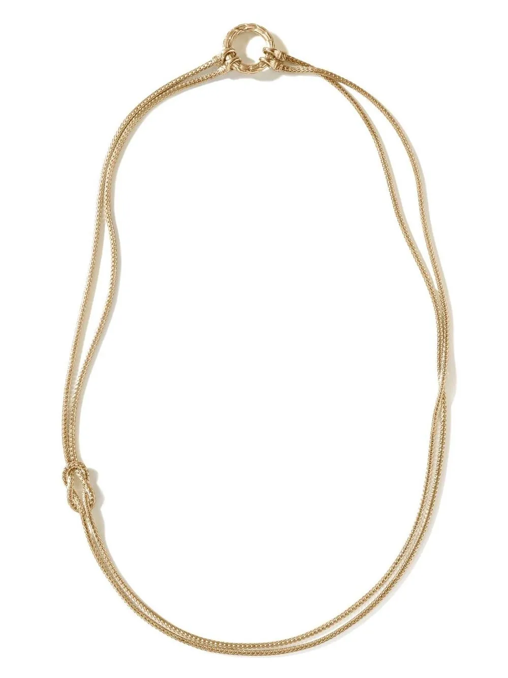 

John Hardy 14kt yellow gold Manah 1.8mm necklace