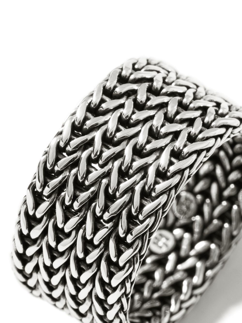 Shop John Hardy Classic Chain 12mm Band Ring In Silver