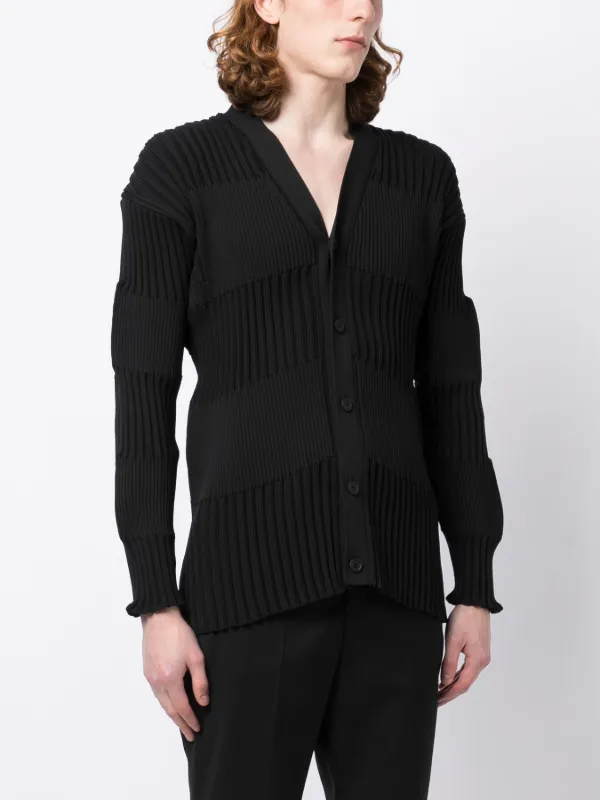 CFCL fluted cardigan1 size3 black-