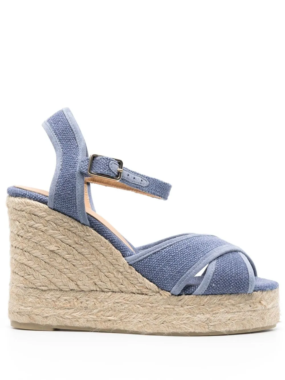 

Castañer sandalias con puntera abierta y plataforma de 55mm - Azul