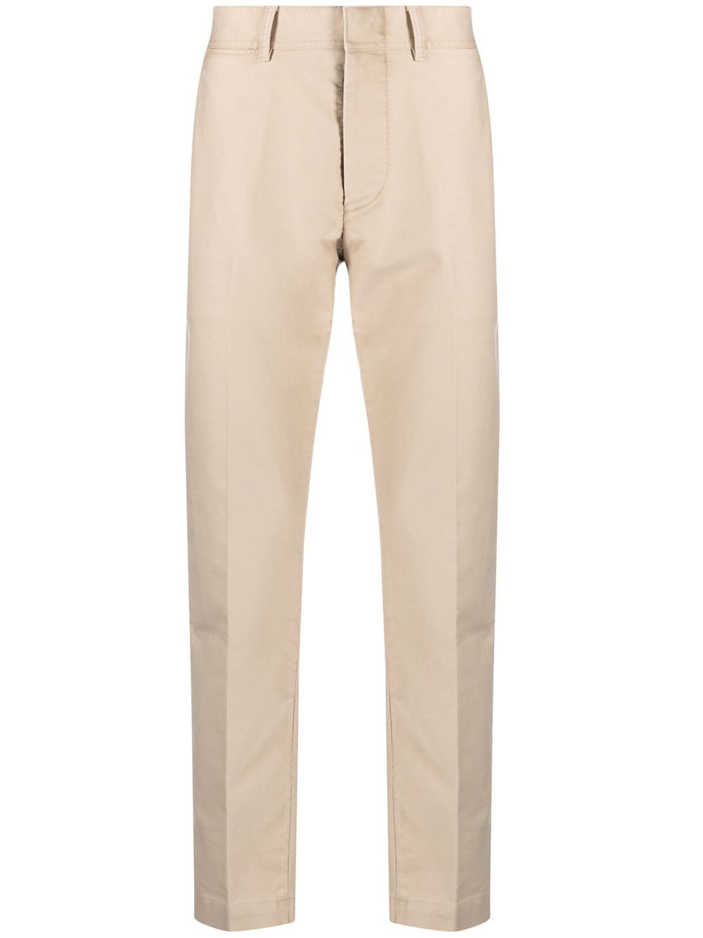 TOM FORD tapered cotton trousers - Neutrals