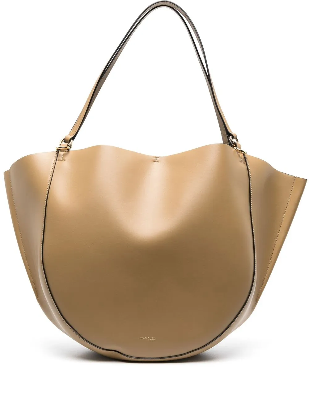 

Wandler Hortensia curved tote - Brown