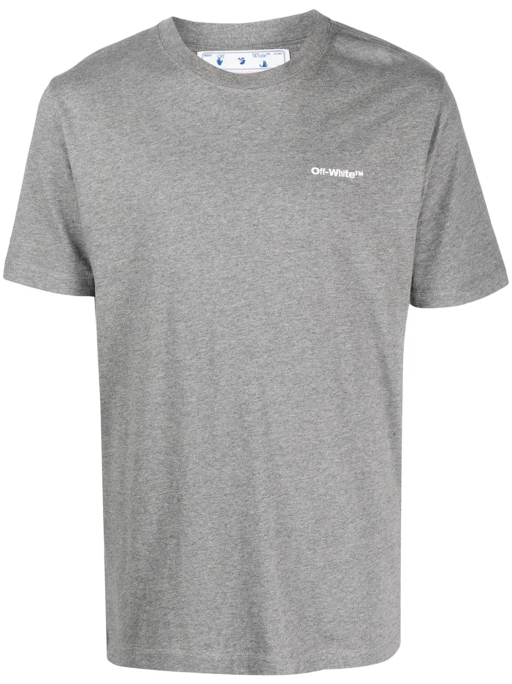 

Off-White Diag-Stripe cotton T-shirt - Grey