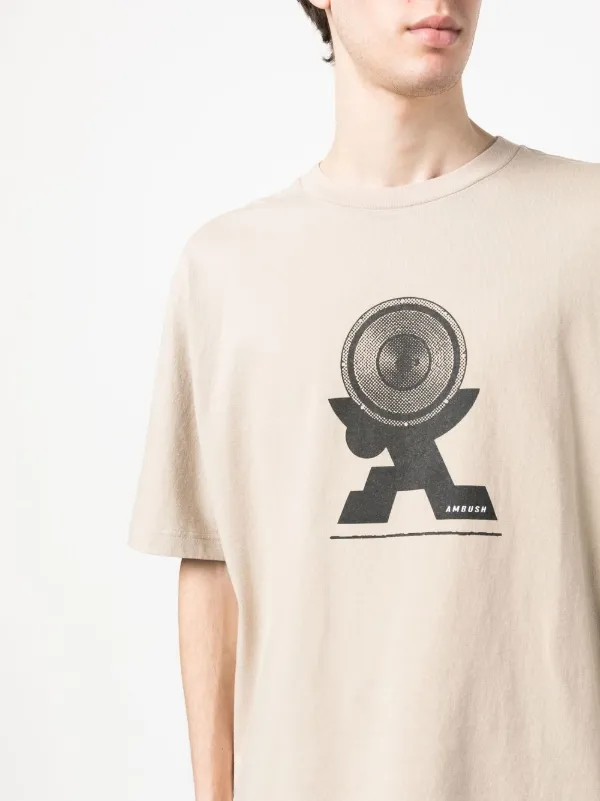 AMBUSH Sound graphic-print T-shirt | Neutrals | FARFETCH