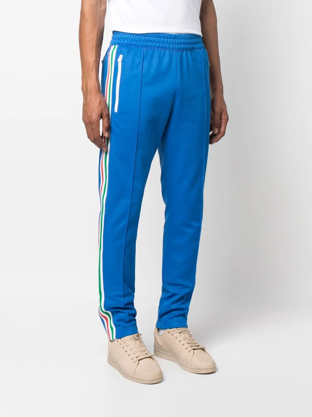 ADIDAS ORIGINALS NATIONS 3-STRIPE 锥形运动裤