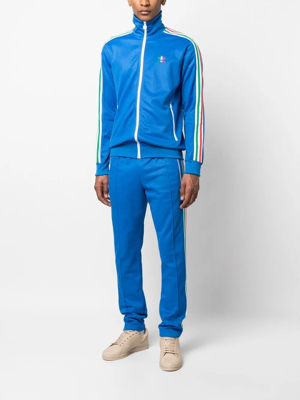 ADIDAS ORIGINALS NATIONS 3-STRIPE 锥形运动裤
