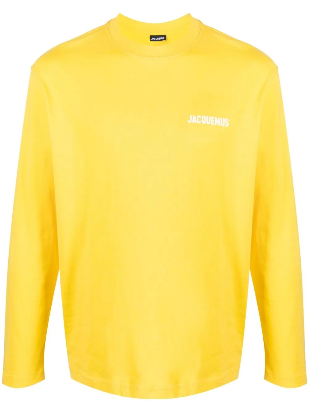 

Jacquemus logo-print long-sleeve T-shirt - Yellow