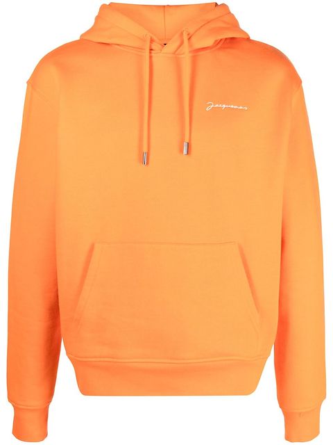 Jacquemus embroidered logo hoodie
