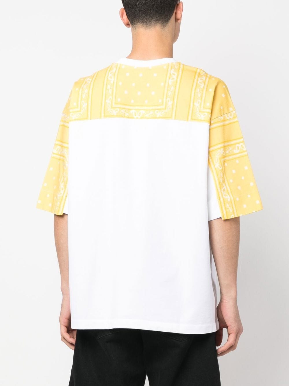 Shop Jacquemus Paisley Print Cotton T-shirt In Weiss