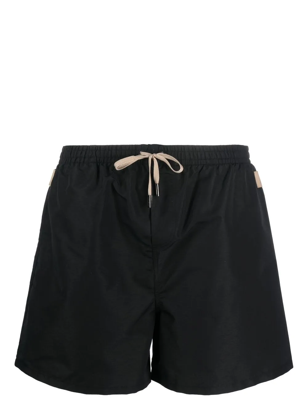 

Jacquemus shorts de playa con parche del logo - Negro