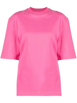 JACQUEMUS ピンク Tシャツ S JACQUEMUS - LE T-SHIRT GROS GRAIN PINK – SOLAR MTP