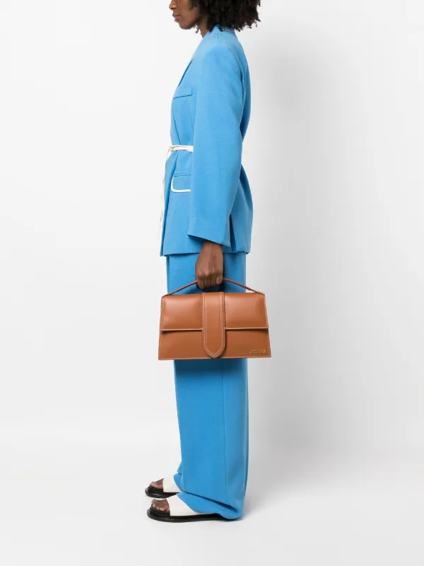 Jacquemus Bambinou Leather Shoulder Bag | Brown | FARFETCH