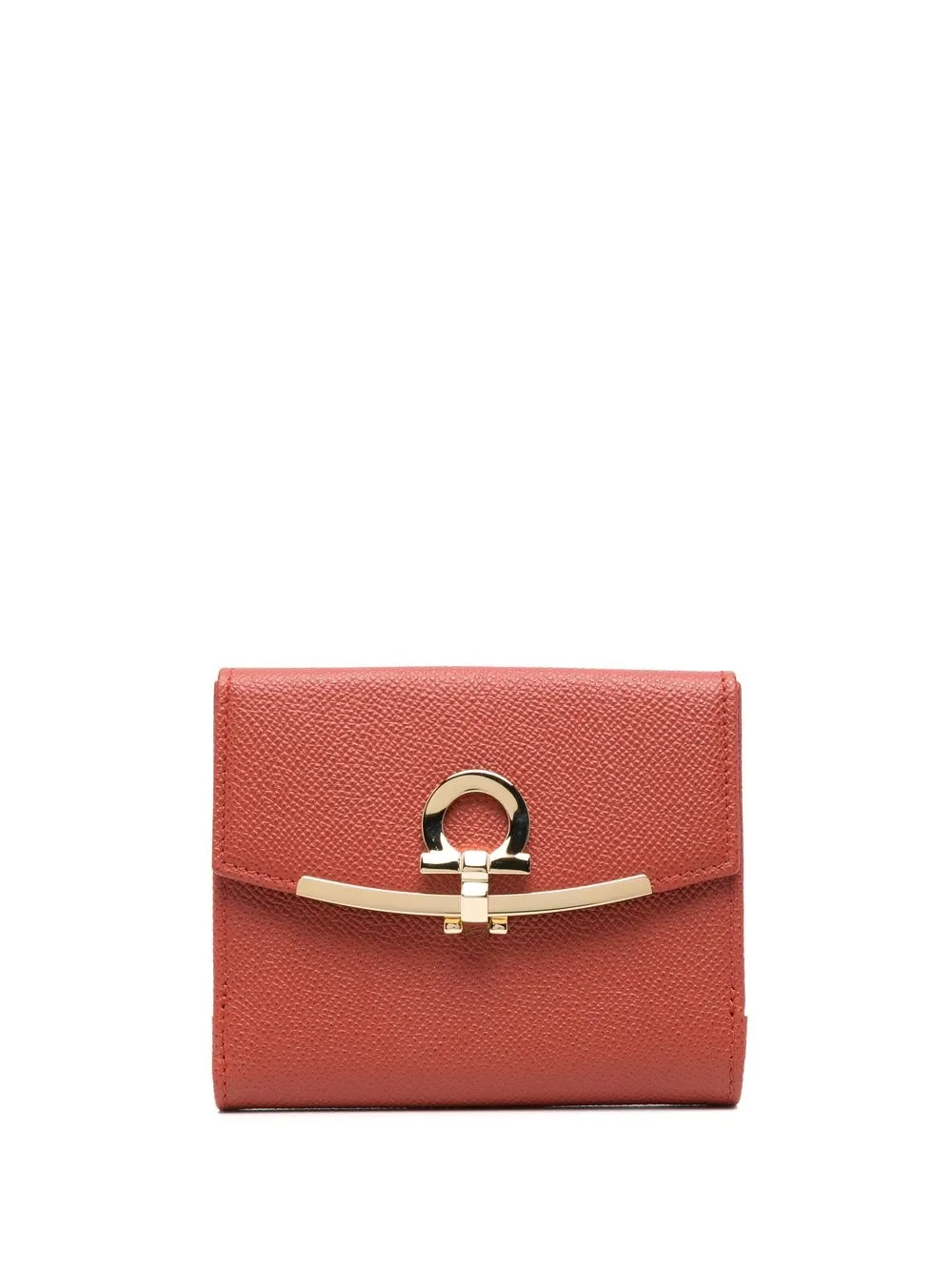 

Ferragamo Gancini leather wallet - Orange