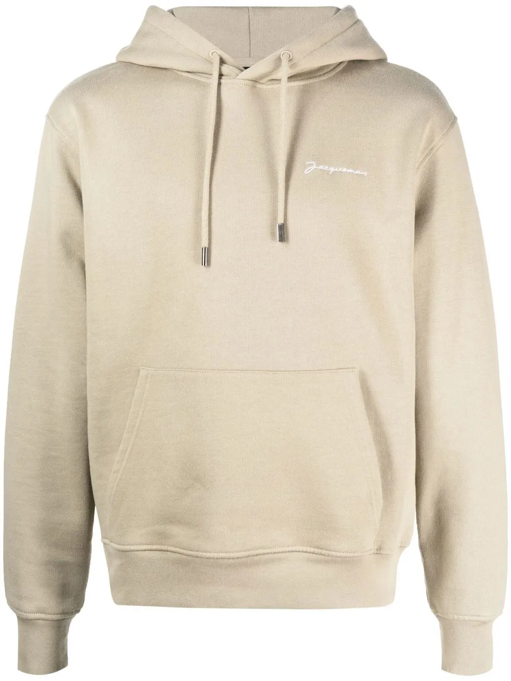 

Jacquemus embroidered-logo drawstring hoodie - Green