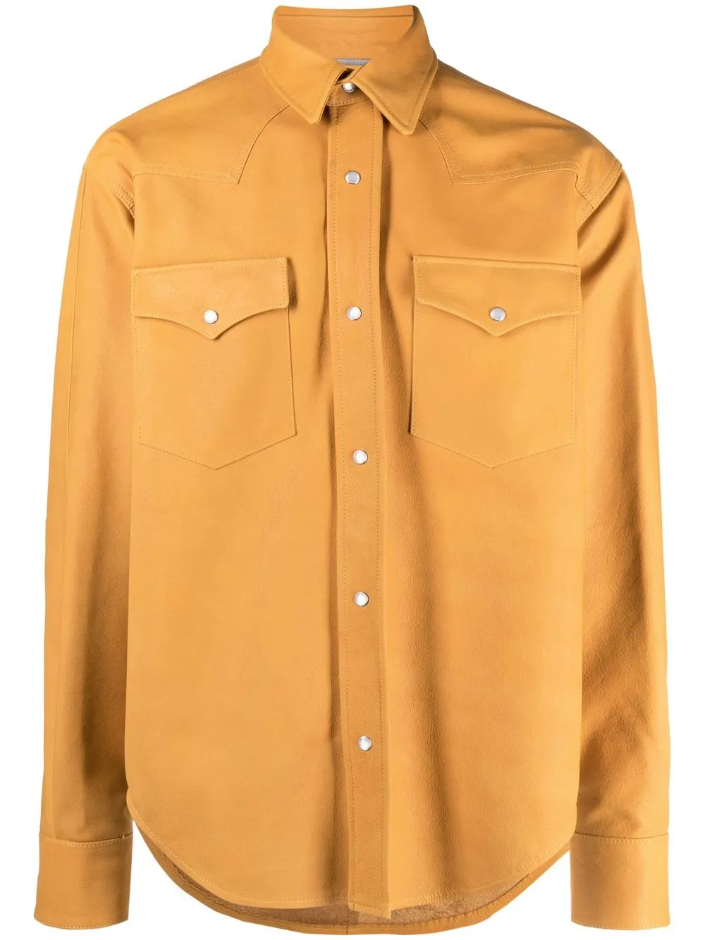 

VTMNTS button-up long-sleeve shirt - Yellow