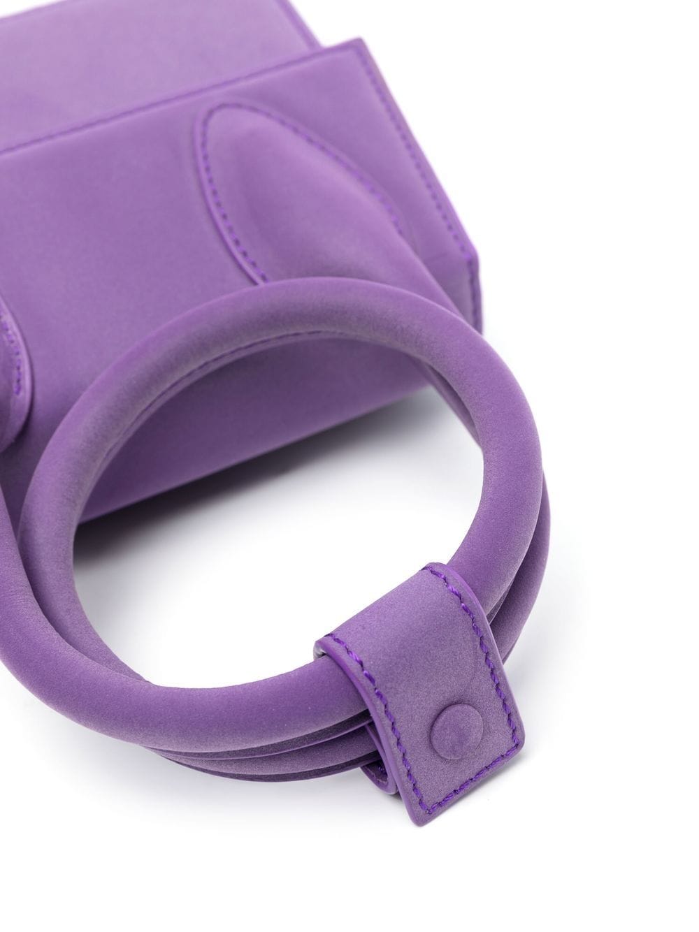 Shop Jacquemus Le Chiquito Noeud Shoulder Bag In Violett