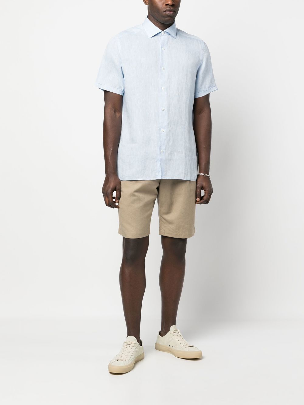 Zegna short-sleeve Linen Shirt - Farfetch