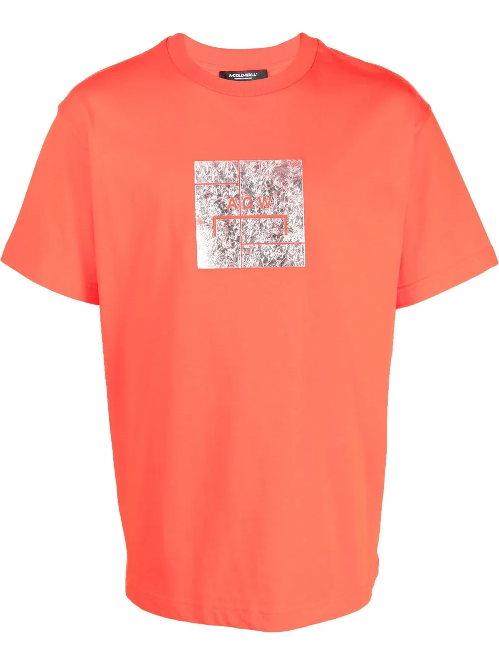 

A-COLD-WALL* playera con logo estampado - Naranja