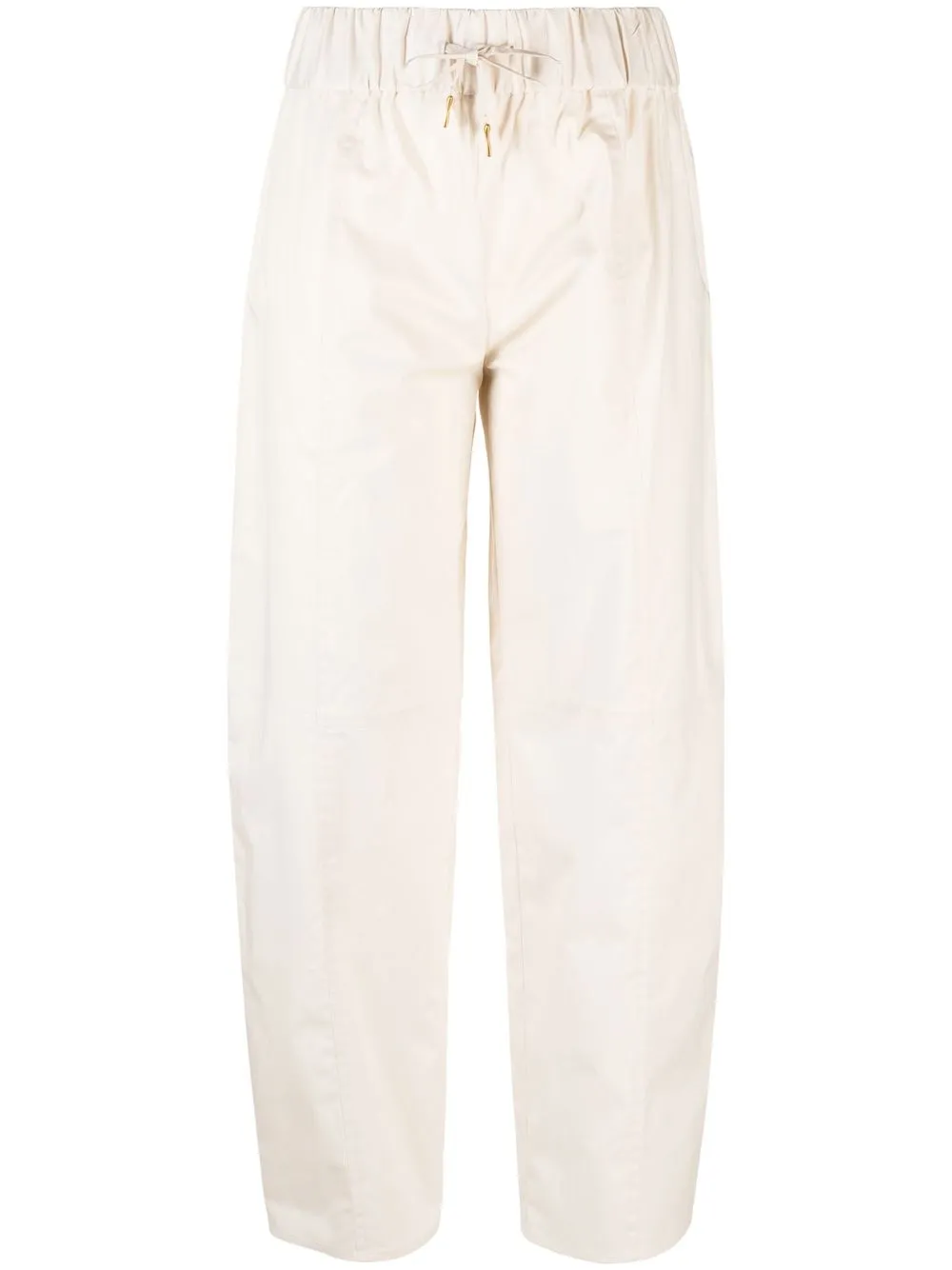 

AERON drawstring cropped pants - White