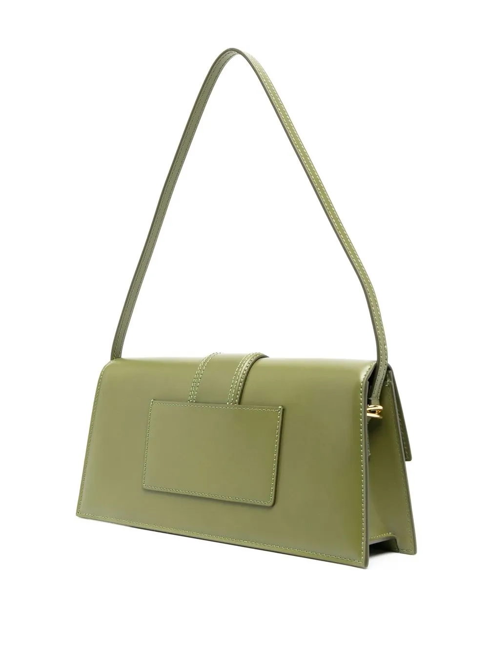 Shop Jacquemus Le Bambino Long Shoulder Bag In Grün