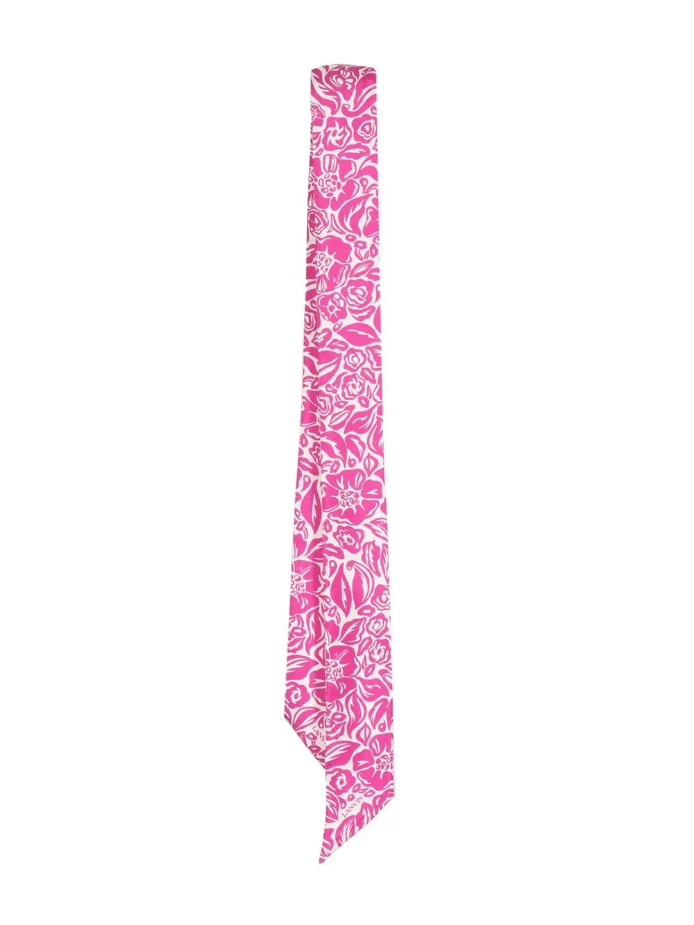 

Lanvin floral-print silk scarf - Pink
