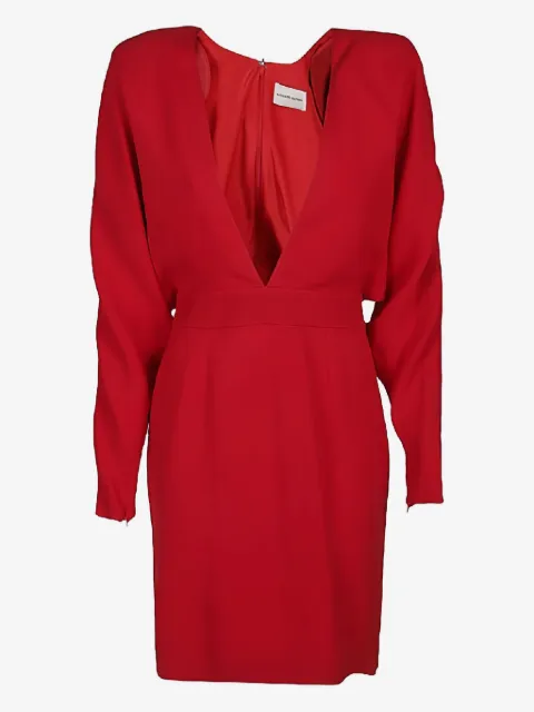Alexandre Vauthier plunging-neck mini dress