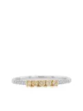 HYT Jewelry 18kt white gold diamond band ring - Silver