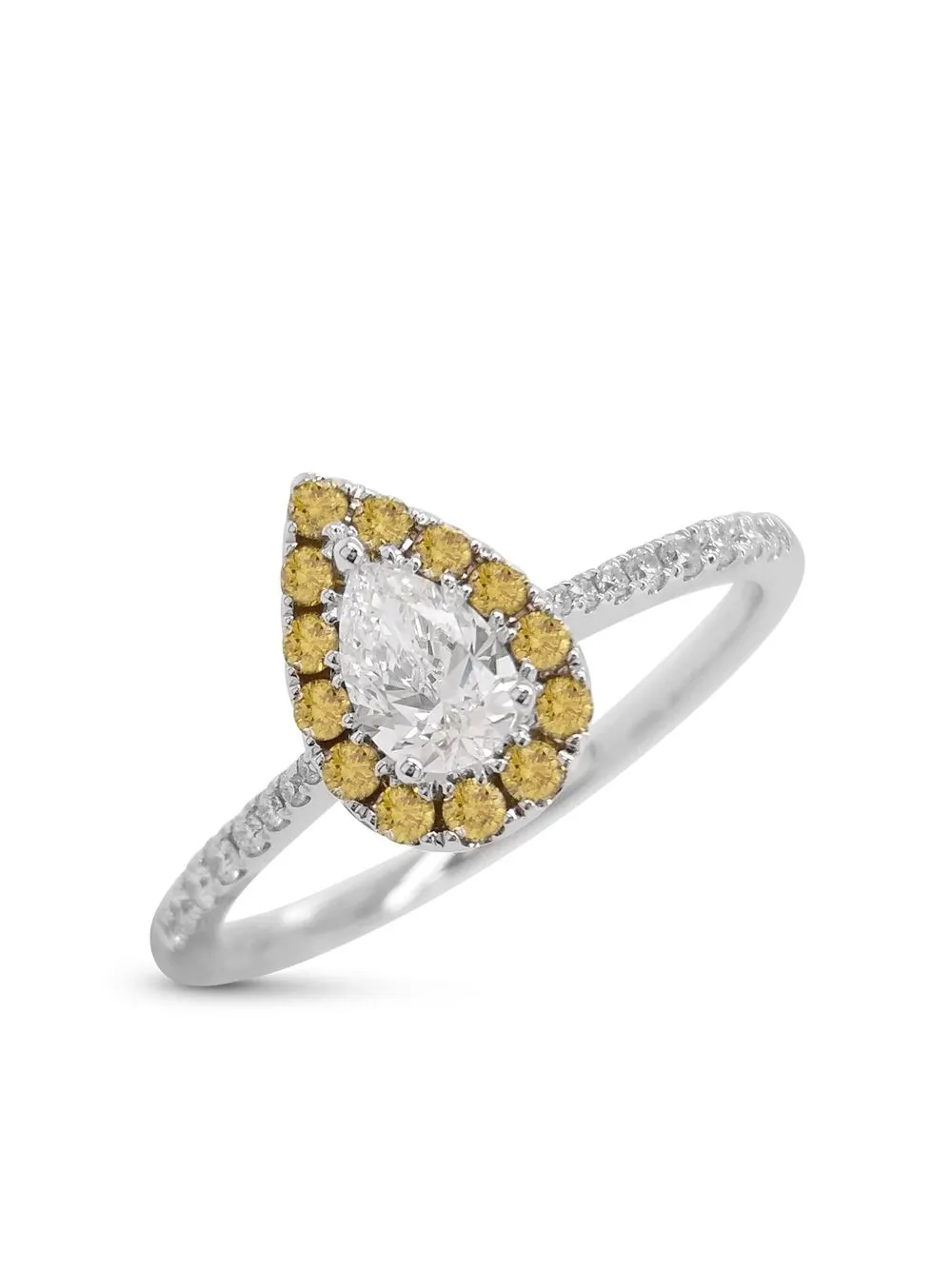 HYT JEWELRY 18KT WHITE GOLD DIAMOND RING